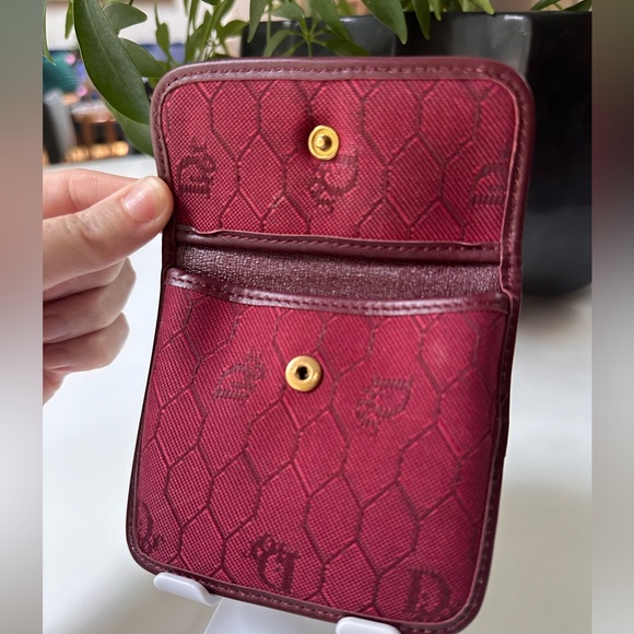 Vintage Christian Dior honeycomb coin/card pouch - Picture 3 of 7